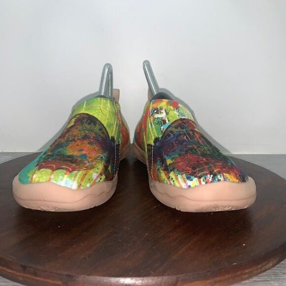 UIN Women’s 5.5 Slip On Shoes Canvas Comfortable Loafers Slip On "Butterfly" - Picture 7 of 11